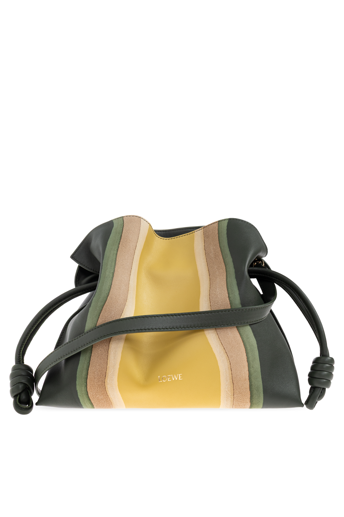 ショルダーバッグ・ポシェット LOEWE FLAMENCO SHOULDER BAG Flamenco leather shoulder bag in black - Loewe | Mytheresa